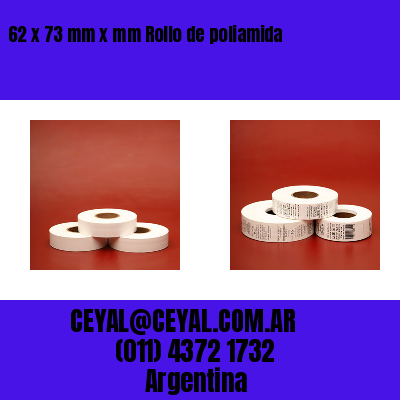 62 x 73 mm x mm Rollo de poliamida