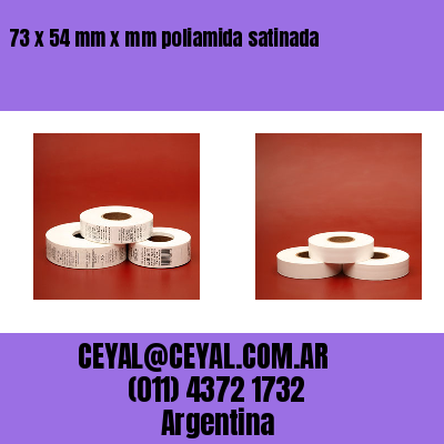 73 x 54 mm x mm poliamida satinada