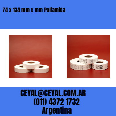 74 x 134 mm x mm Poliamida