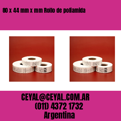 80 x 44 mm x mm Rollo de poliamida