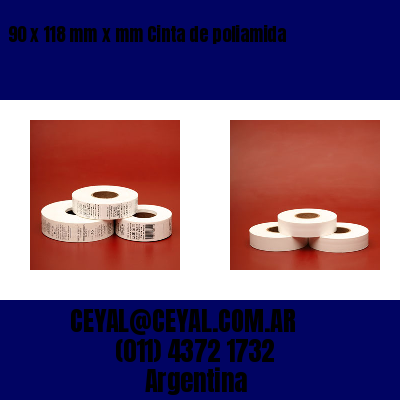 90 x 118 mm x mm Cinta de poliamida