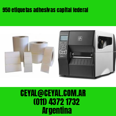 950 etiquetas adhesivas capital federal