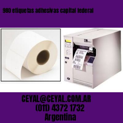 980 etiquetas adhesivas capital federal