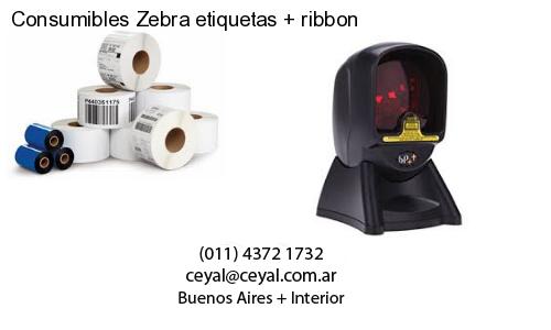 Consumibles Zebra etiquetas   ribbon