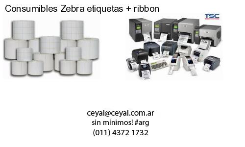 Consumibles Zebra etiquetas   ribbon