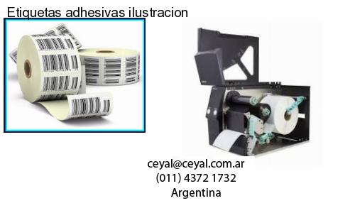 Etiquetas adhesivas ilustracion