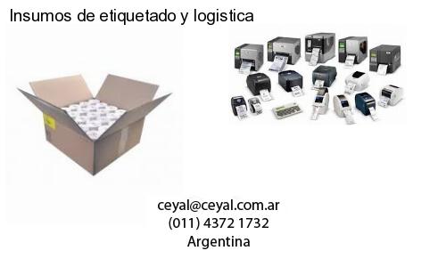 Insumos de etiquetado y logistica