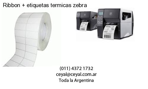Ribbon etiquetas termicas zebra