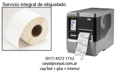 Servicio integral de etiquetado