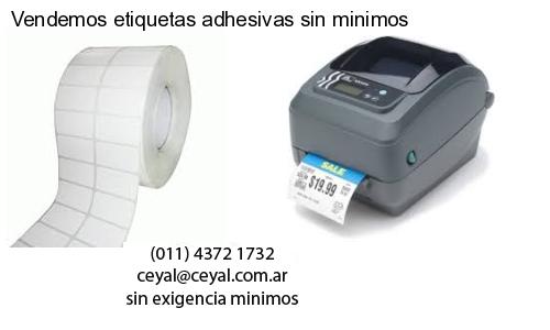 Vendemos etiquetas adhesivas sin minimos