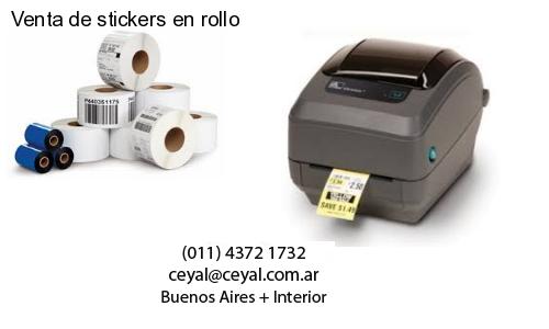 Venta de stickers en rollo