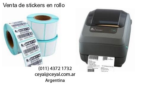 Venta de stickers en rollo