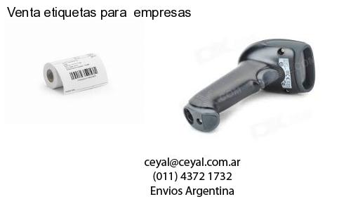 Venta etiquetas para  empresas