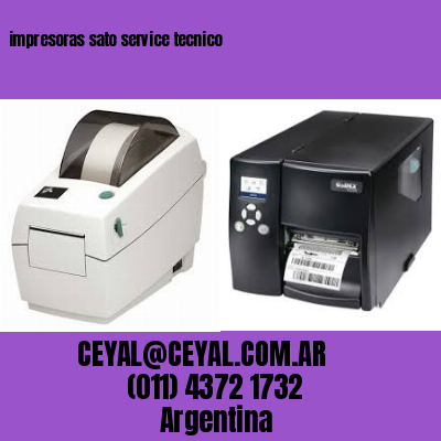 impresoras sato service tecnico