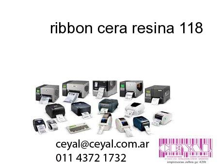 ribbon cera resina 118