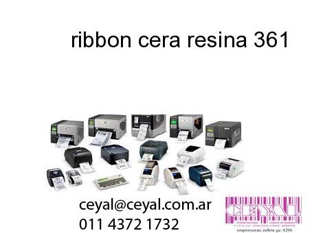 ribbon cera resina 361