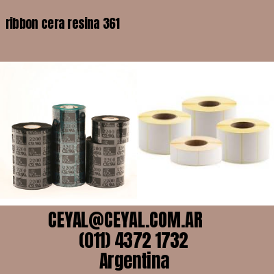 ribbon cera resina 361