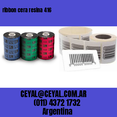 ribbon cera resina 416