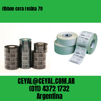 ribbon cera resina 70