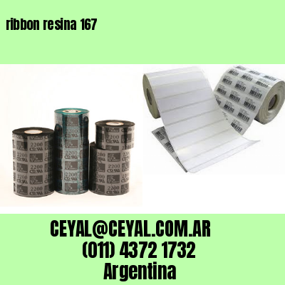 ribbon resina 167