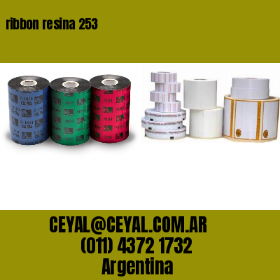 ribbon resina 253