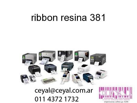ribbon resina 381
