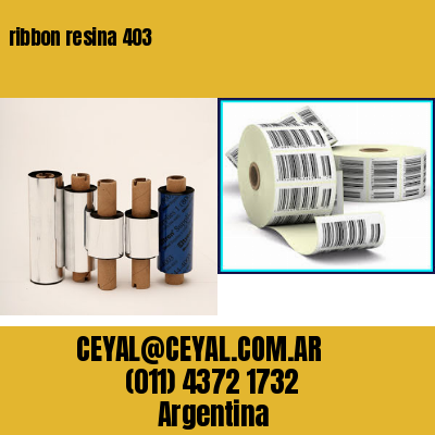 ribbon resina 403