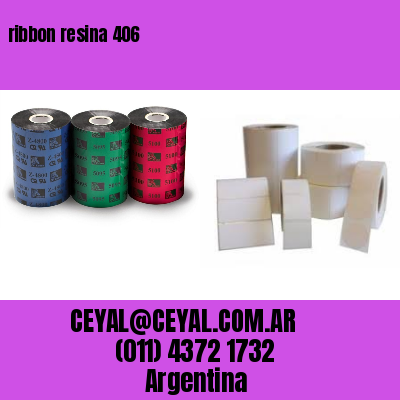 ribbon resina 406