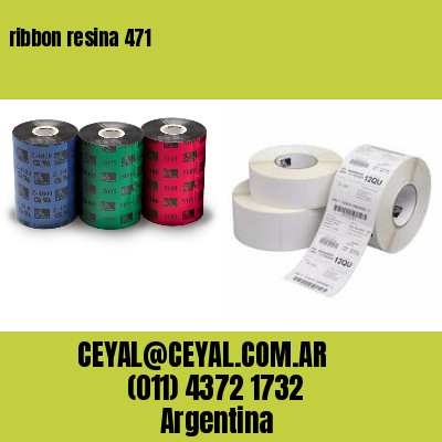 ribbon resina 471