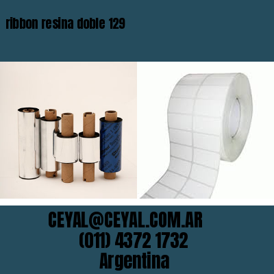 ribbon resina doble 129