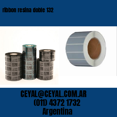 ribbon resina doble 132