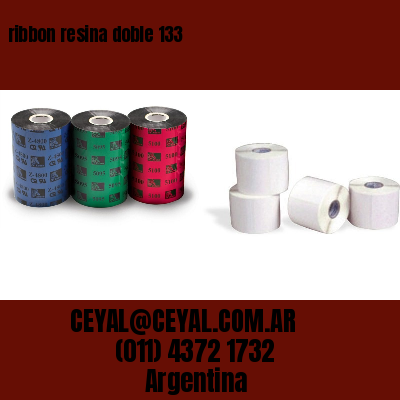 ribbon resina doble 133