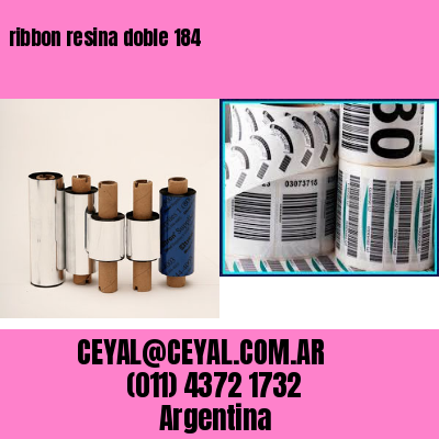 ribbon resina doble 184