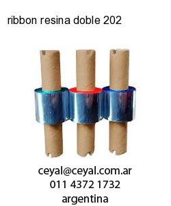 ribbon resina doble 202