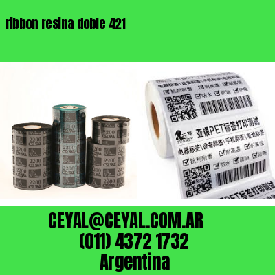 ribbon resina doble 421