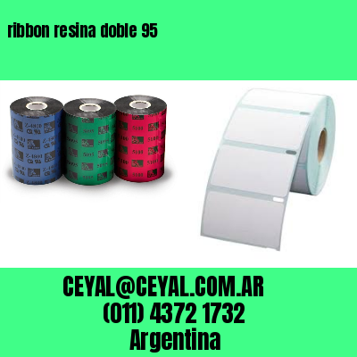 ribbon resina doble 95