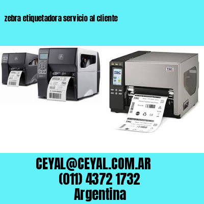 zebra etiquetadora servicio al cliente