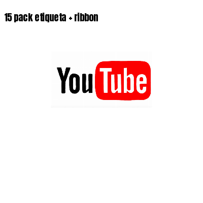 15 pack etiqueta   ribbon