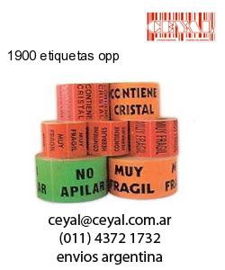 1900 etiquetas opp