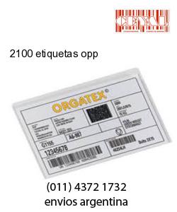 2100 etiquetas opp