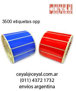 3500 etiquetas opp