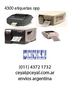 4300 etiquetas opp