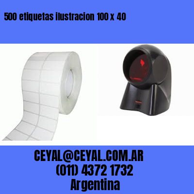 500 etiquetas ilustracion 100 x 40