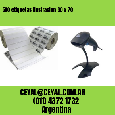 500 etiquetas ilustracion 30 x 70