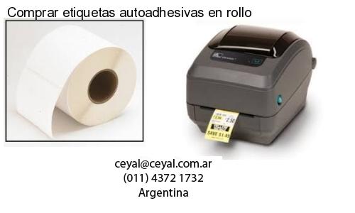 Comprar etiquetas autoadhesivas en rollo