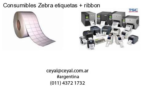 Consumibles Zebra etiquetas   ribbon