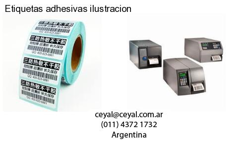 Etiquetas adhesivas ilustracion