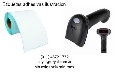 Etiquetas adhesivas ilustracion