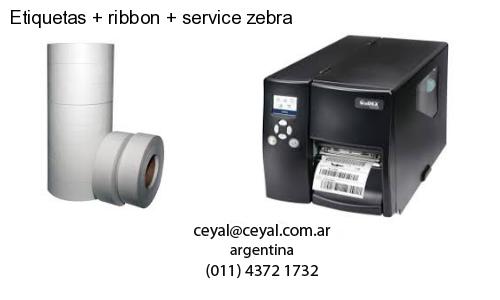 Etiquetas   ribbon   service zebra