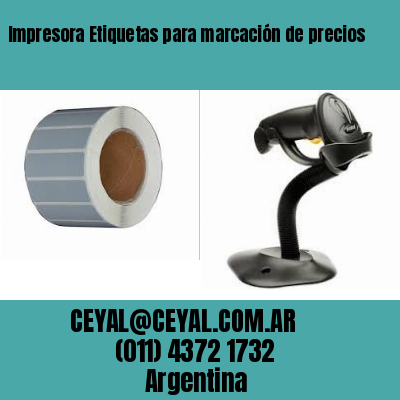 Impresora Etiquetas para marcación de precios